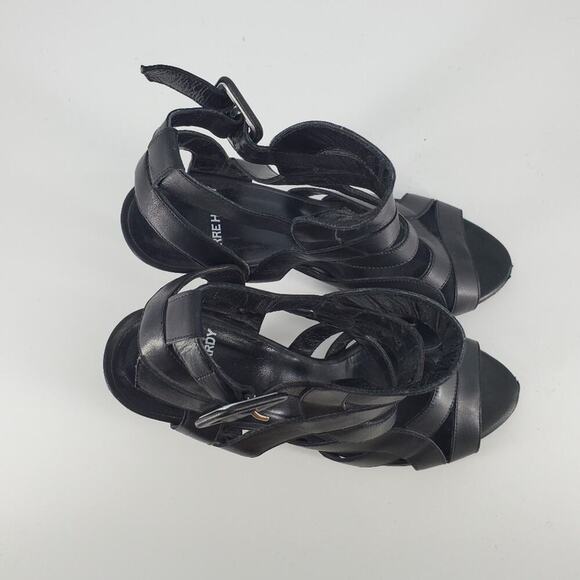 Pierre Hardy Black Strappy Ankle Buckle Heels 36 - Picture 6 of 11